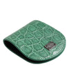 Dolce & Gabbana Green Exotic Skin Coin Condom Case Holder Pocket Wallet