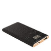 Dolce &amp; Gabbana Schwarzes Leder Exotic Skin 3000mAh Power Bank Ladegerät USB