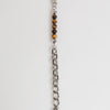 Dolce & Gabbana Silver Chain Brass Beaded Lobster Clasp Logo Men Bracelet
