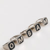 Dolce & Gabbana Silver Tone Brass Lettering Set 5 Pieces Adjustable Ring