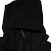 Dolce & Gabbana Black Cotton Plaque Track Cardigan Sweater