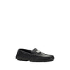 Dolce & Gabbana Black Rubber Slip-On Loafers