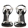 Dolce & Gabbana Black Keira Crystals Heels Sandals Shoes