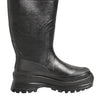 Dolce & Gabbana Metallic Black Pull On Rain Boots Men Shoes