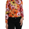 Dolce & Gabbana Multicolor Daisy Print Floral Fantasy Jacket