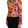 Dolce & Gabbana Multicolor Daisy Print Floral Fantasy Jacket