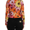 Dolce & Gabbana Multicolor Daisy Print Floral Fantasy Jacket