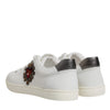 Dolce & Gabbana White Sacred Heart Men Low Top Sneakers Shoes