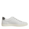 Dolce & Gabbana White Sacred Heart Men Low Top Sneakers Shoes