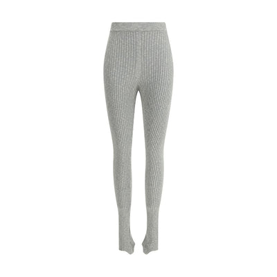 Magda Butrym Gray Linen Leggings