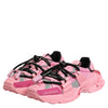 Dolce & Gabbana Pink Low Top Space Women Sneakers Shoes