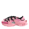 Dolce & Gabbana Pink Low Top Space Women Sneakers Shoes