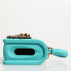 Dolce & Gabbana Turquoise Silicone Devotion Heart Cover Bag Airpods Case