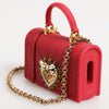 Dolce & Gabbana Red Silicone Devotion Heart Cover Bag Women Airpods Case
