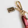 Dolce & Gabbana Red Yellow Mini Espadrille Style Charm Keychain Keyring
