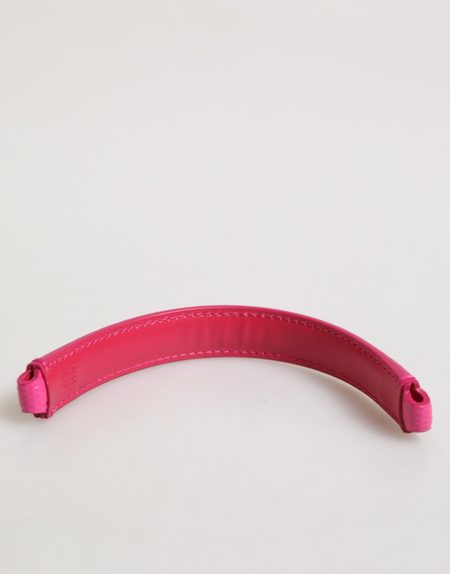 Dolce & Gabbana Pink Embellished Leather Bag Handle Women Shoulder Strap