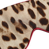 Dolce & Gabbana Brown Leopard Print Silk Women Accessory Sleep Eye Mask