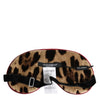 Dolce & Gabbana Brown Leopard Print Silk Women Accessory Sleep Eye Mask