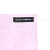 Dolce & Gabbana Pink Cotton Logo Elastic Ear Strap Face Mask