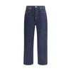 7FOR Blue Cotton Jeans Denim