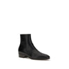 Valentino Garavani Black Goatskin Ankle Boots
