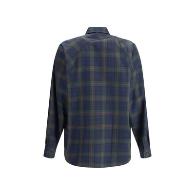 Alexander McQueen Bicolor Polyester Pattern Shirt