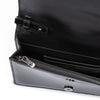 Ferrari Black GT patent leather bag with chain