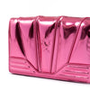 Ferrari Metal Pink GT patent leather bag with chain
