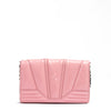 Ferrari Pink GT patent leather bag with chain