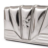 Ferrari Metal Silver GT patent leather bag with chain