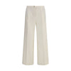 Cruna Creme Polyester Freizeithose