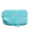 Dolce & Gabbana Light Blue Solid Logo Clutch Sunglasses Holder Pouch Bag