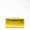 Ferrari Metal Yellow GT patent leather purse