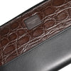Dolce & Gabbana Black Brown Exotic Leather Men Continental Clutch Wallet