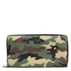 Dolce & Gabbana Multicolor Camouflage Logo Zip Around Continental Wallet