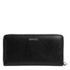 Dolce & Gabbana Black Leather #DGFAMILY Zipper Continental Mens Wallet