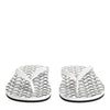 Dolce & Gabbana Black White Logo Beachwear Flats Slipper Shoes
