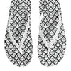 Dolce & Gabbana Black White Logo Beachwear Flats Slipper Shoes