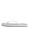 Dolce & Gabbana Black White Logo Beachwear Flats Slipper Shoes