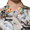 Dolce & Gabbana Multicolor Shell Print Hawaii Casual Shirt