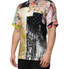 Dolce & Gabbana Multicolor Printed Button Down Casual Shirt