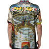 Dolce & Gabbana Multicolor Printed Button Down Casual Shirt