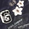 Dolce & Gabbana Blue DG Logo Patch Embellished Pouch Clutch Men Borse Bag