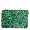 Dolce & Gabbana Multicolor Printed Nylon Logo Plaque Men Clutch Pouch Bag