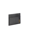 Saint Laurent Black Calf Leather Bos Taurus Wallet