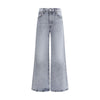 Mother Denim Gray Cotton Jeans Denim