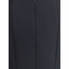 Giorgio Armani Black Recycled Polyester Midi Skirt