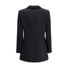 Giorgio Armani Black Polyester Blazer