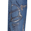 Ella Blue Cotton Slim Fit Jeans