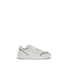 Brunello Cucinelli Bos Taurus Low-Top-Sneaker aus weißem Kalbsleder